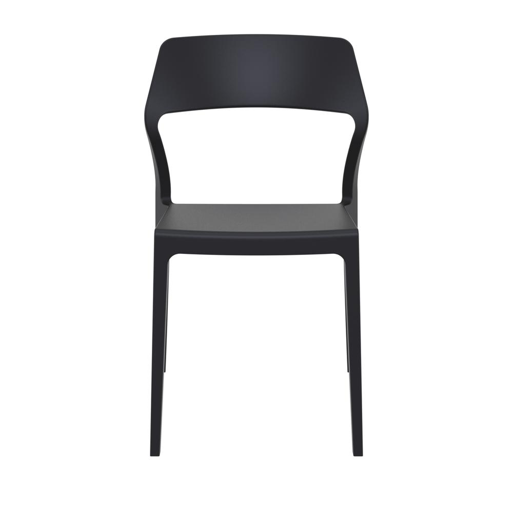 Snow Dining Chair Black, Set of 2. Picture 5