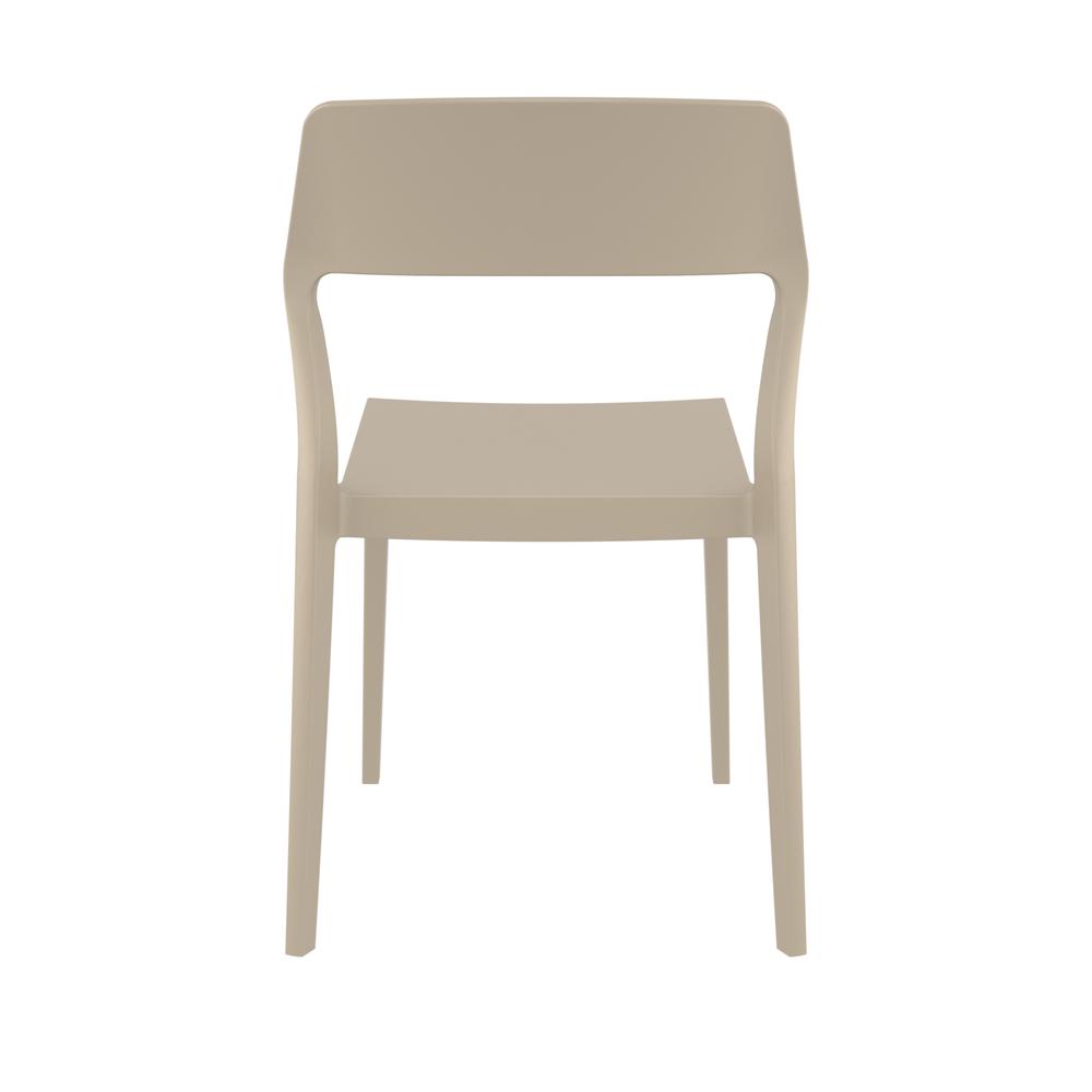 Snow Dining Chair Taupe, Set of 2. Picture 4