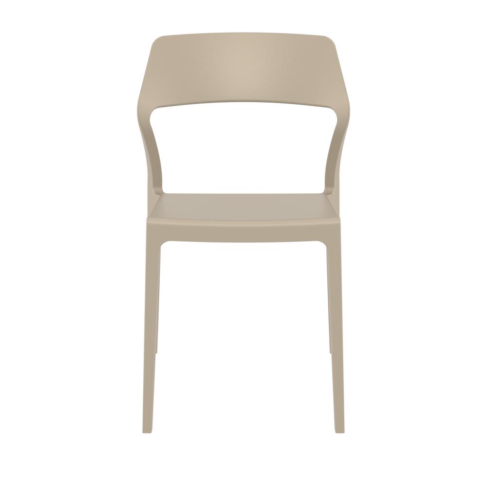 Snow Dining Chair Taupe, Set of 2. Picture 5