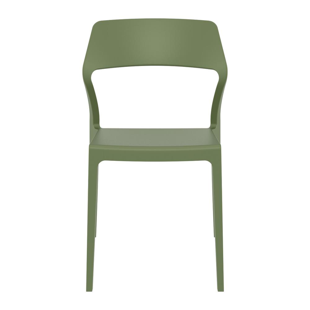 Snow Dining Chair Olive Green, Set of 2. Picture 3