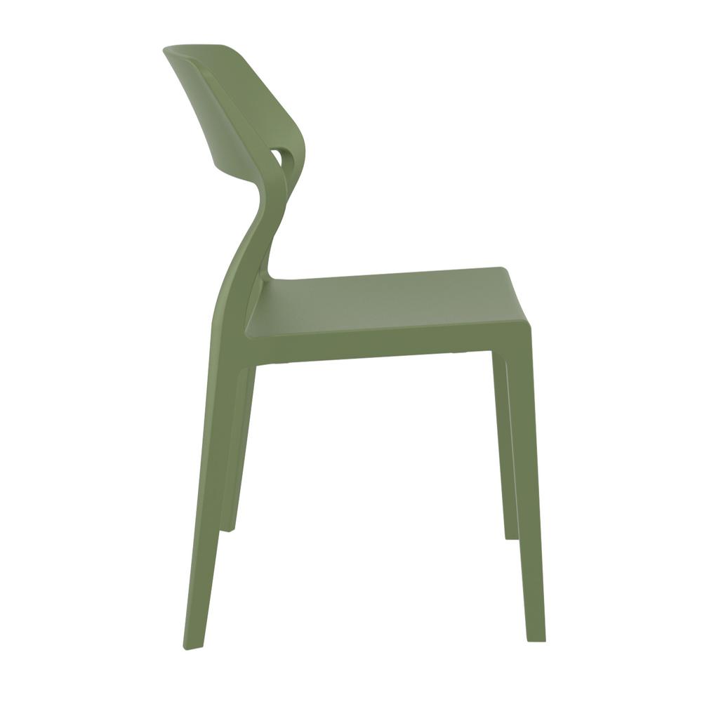 Snow Dining Chair Olive Green, Set of 2. Picture 4