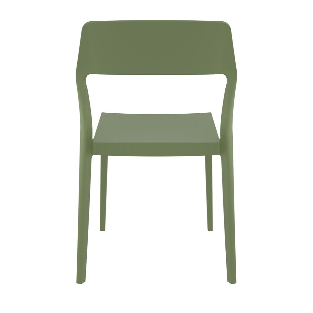 Snow Dining Chair Olive Green, Set of 2. Picture 5