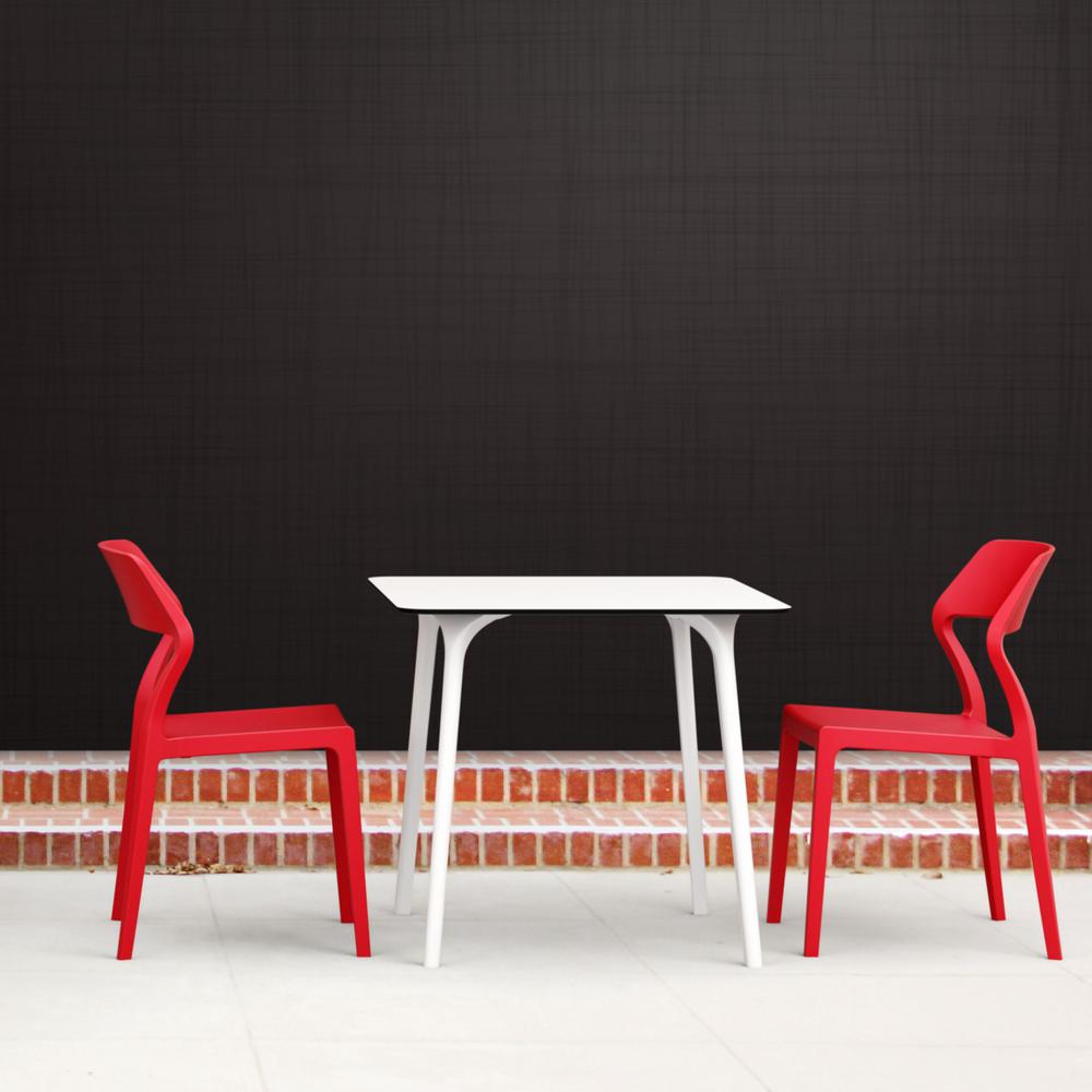 Snow Dining Chair Red, Set of 2. Picture 8