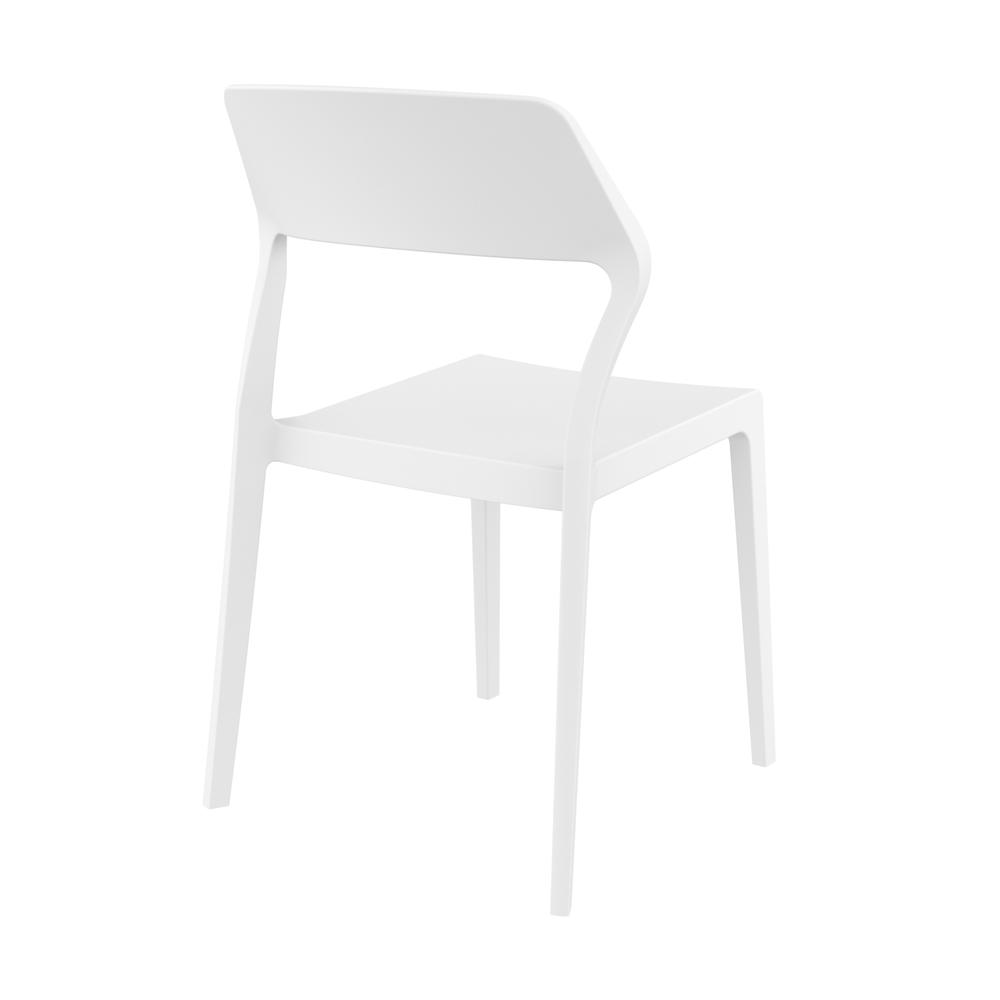 Snow Dining Chair White, Set of 2. Picture 3