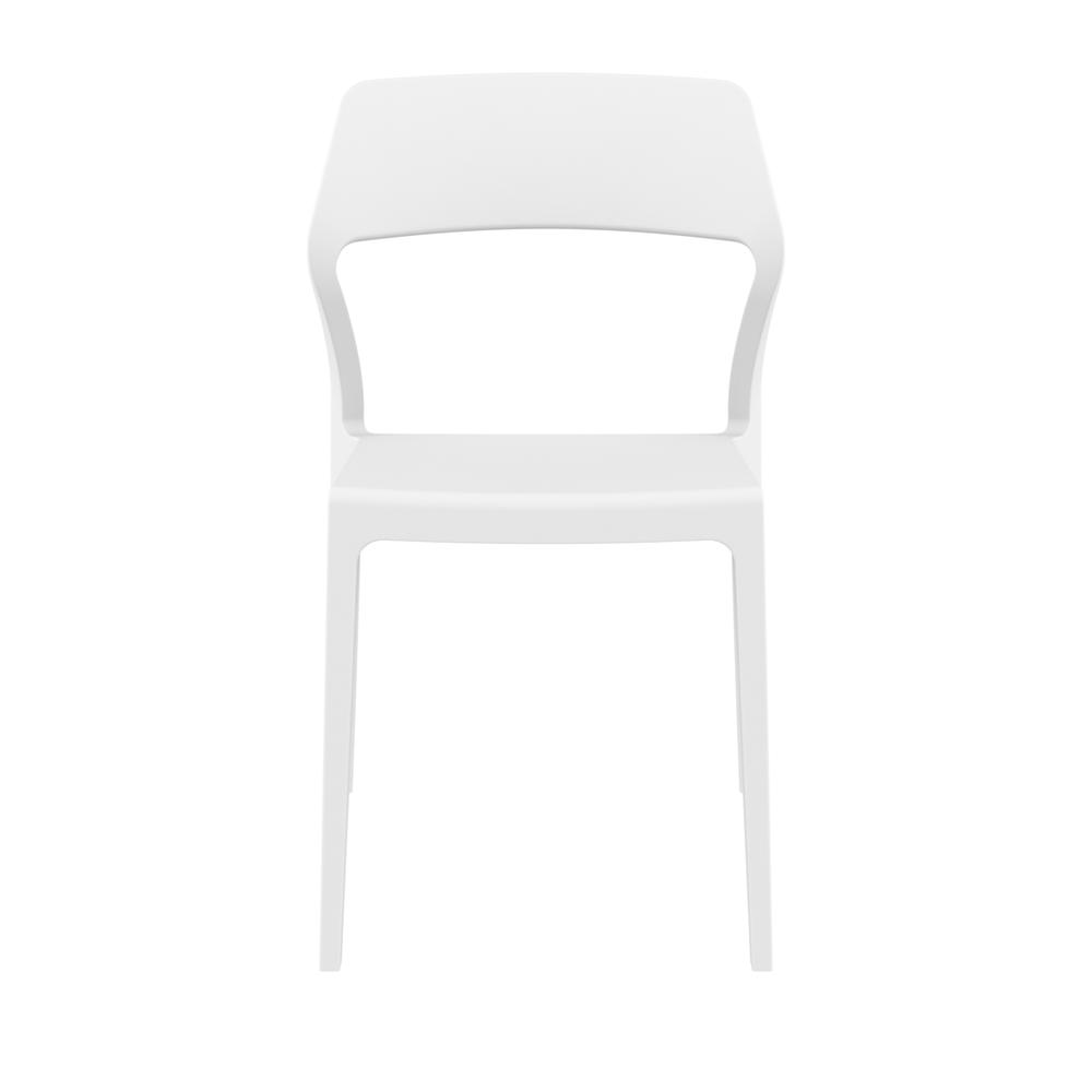 Snow Dining Chair White, Set of 2. Picture 5