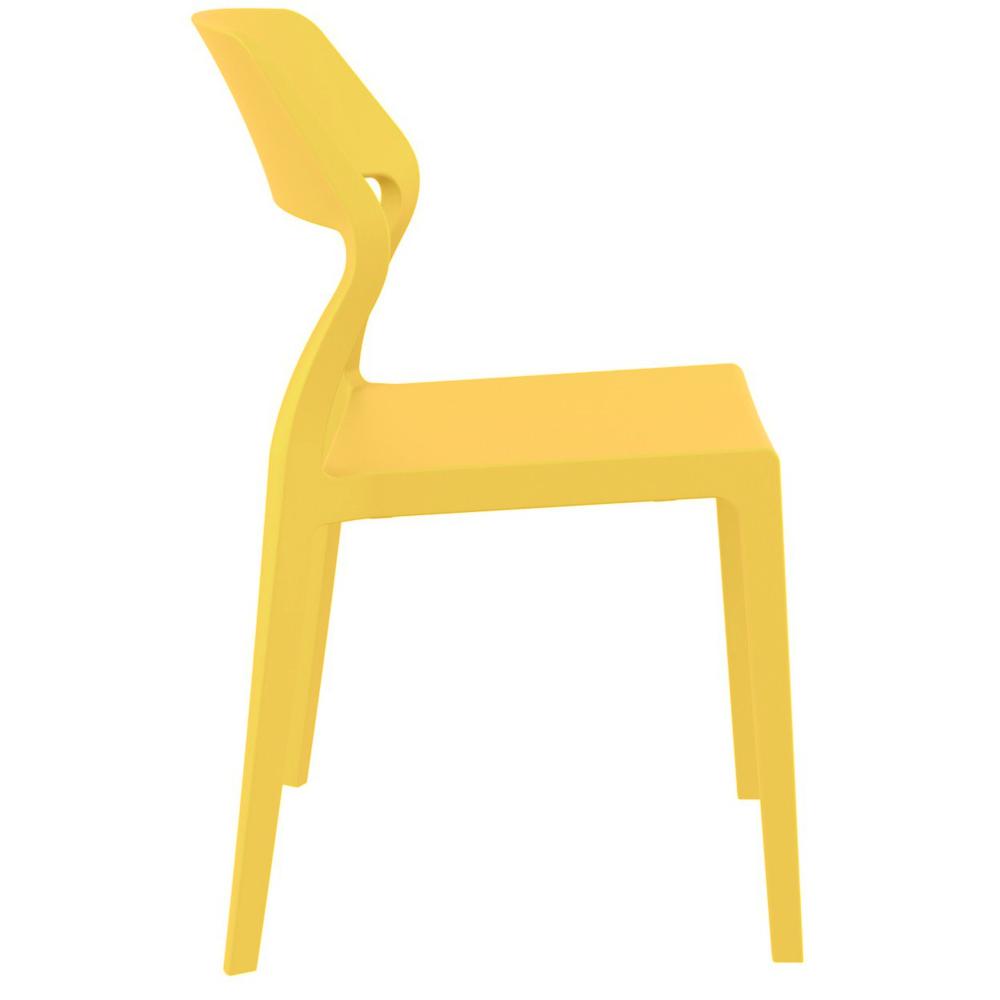 Snow Dining Chair Yellow, Set of 2. Picture 4