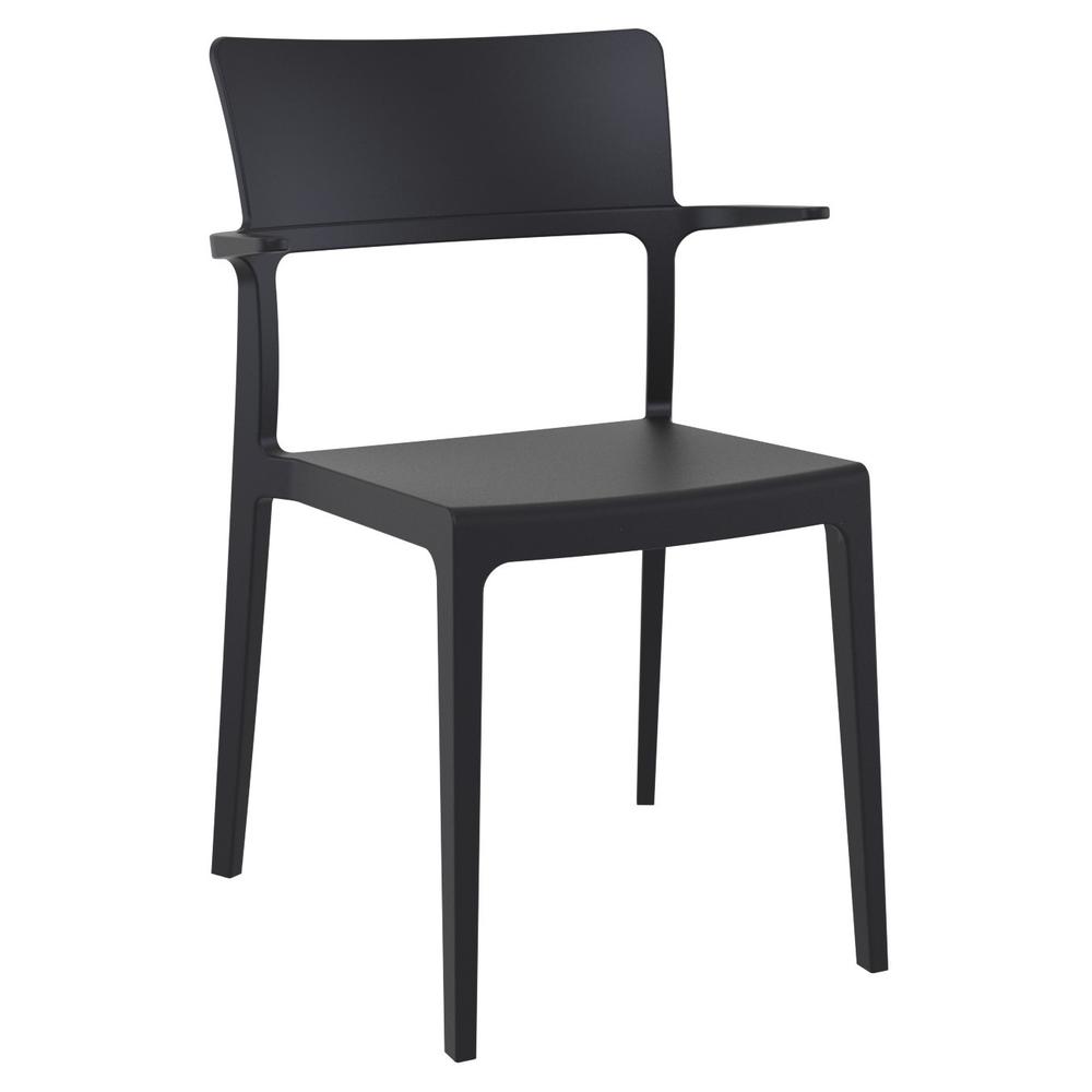 Plus Arm Chair Black, Set of 2. Picture 1
