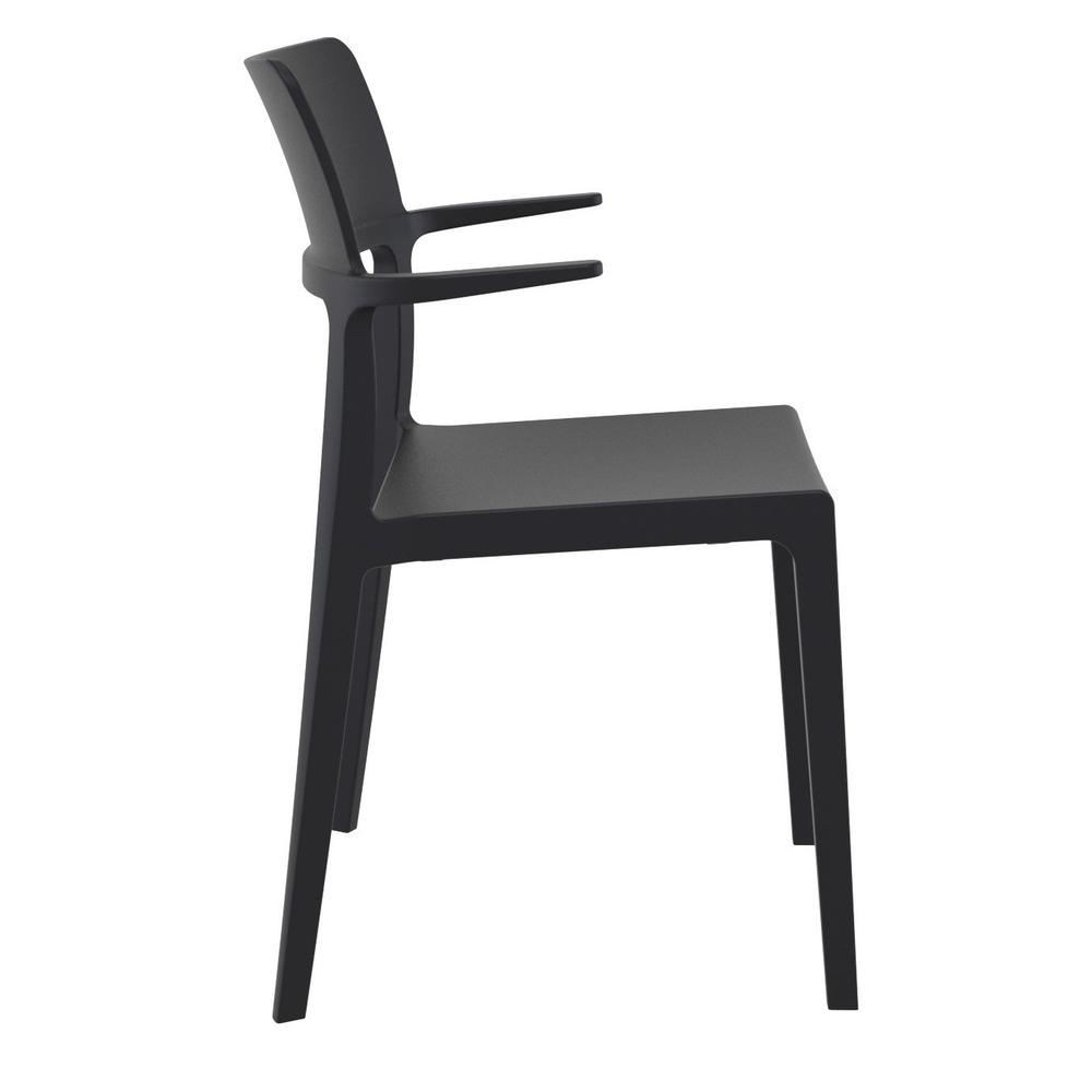 Plus Arm Chair Black, Set of 2. Picture 6