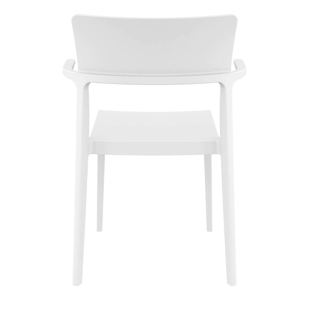 Plus Arm Chair White, Set of 2. Picture 5