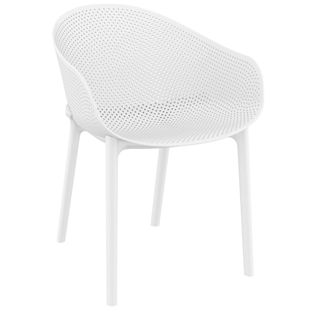 Sky Outdoor Dining Chair White, set of 2. The main picture.
