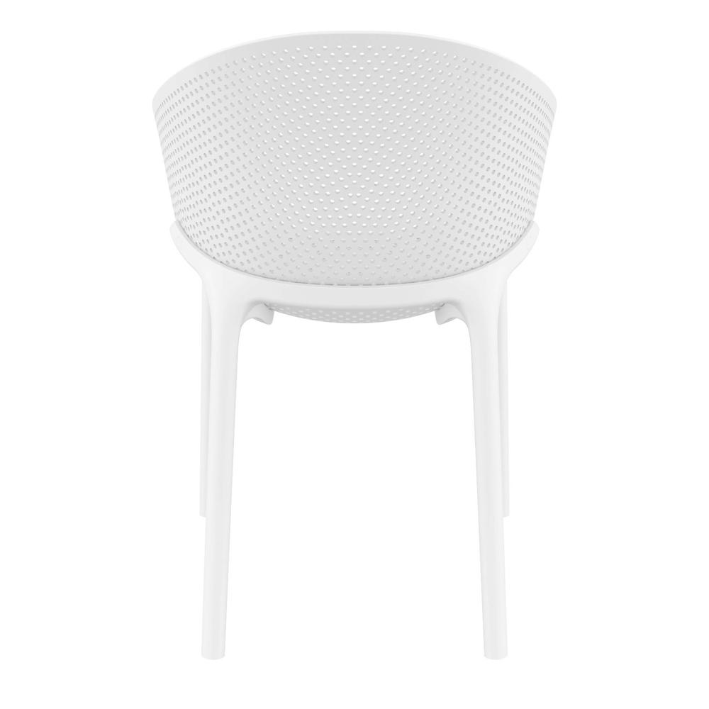 Sky Outdoor Dining Chair White, set of 2. Picture 8