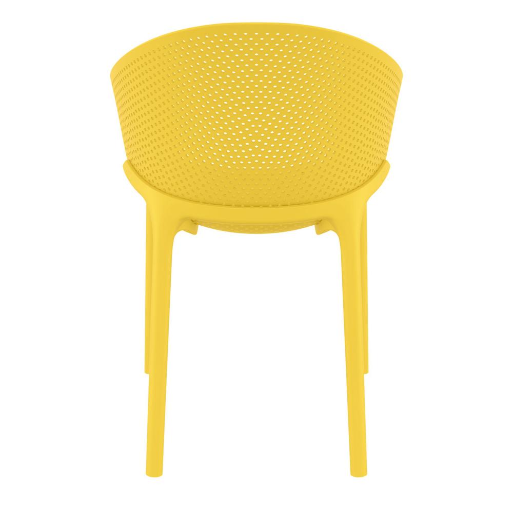 Sky Outdoor Dining Chair Yellow, set of 2. Picture 5