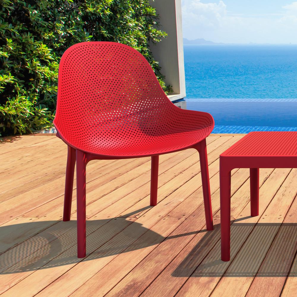 Lounge Chair, Set Of 2, Red, Belen Kox. Picture 7