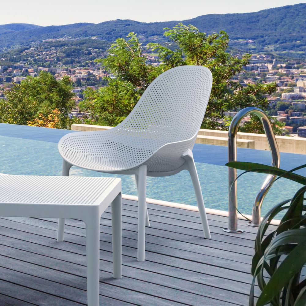 Sky Lounge Chair White, set of 2. Picture 8