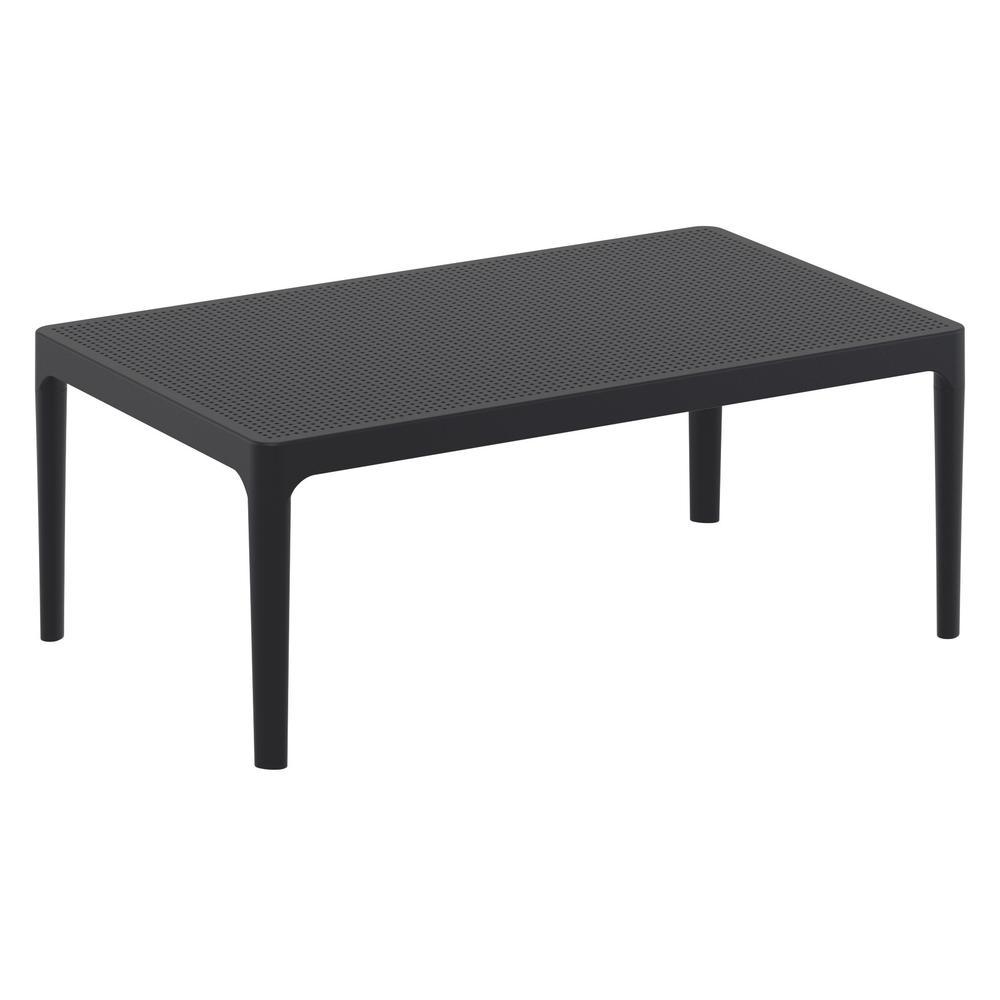 Sky Lounge Table 39 inch Black. Picture 1