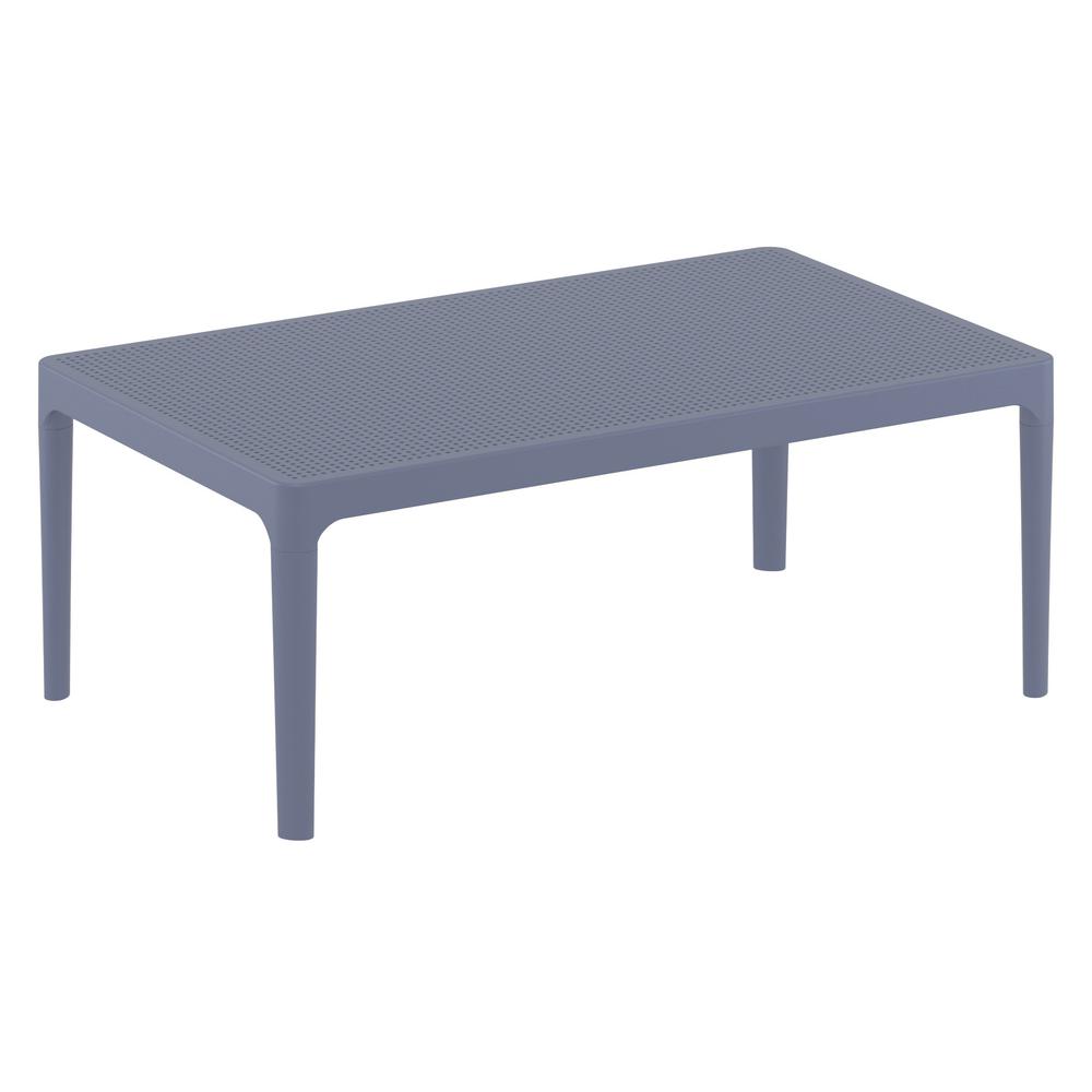 Sky Lounge Table 39 inch Dark Gray. Picture 1