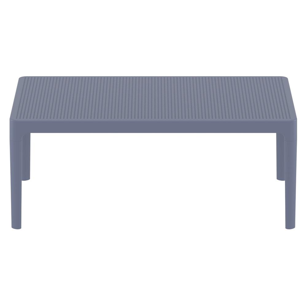 Sky Lounge Table 39 inch Dark Gray. Picture 2