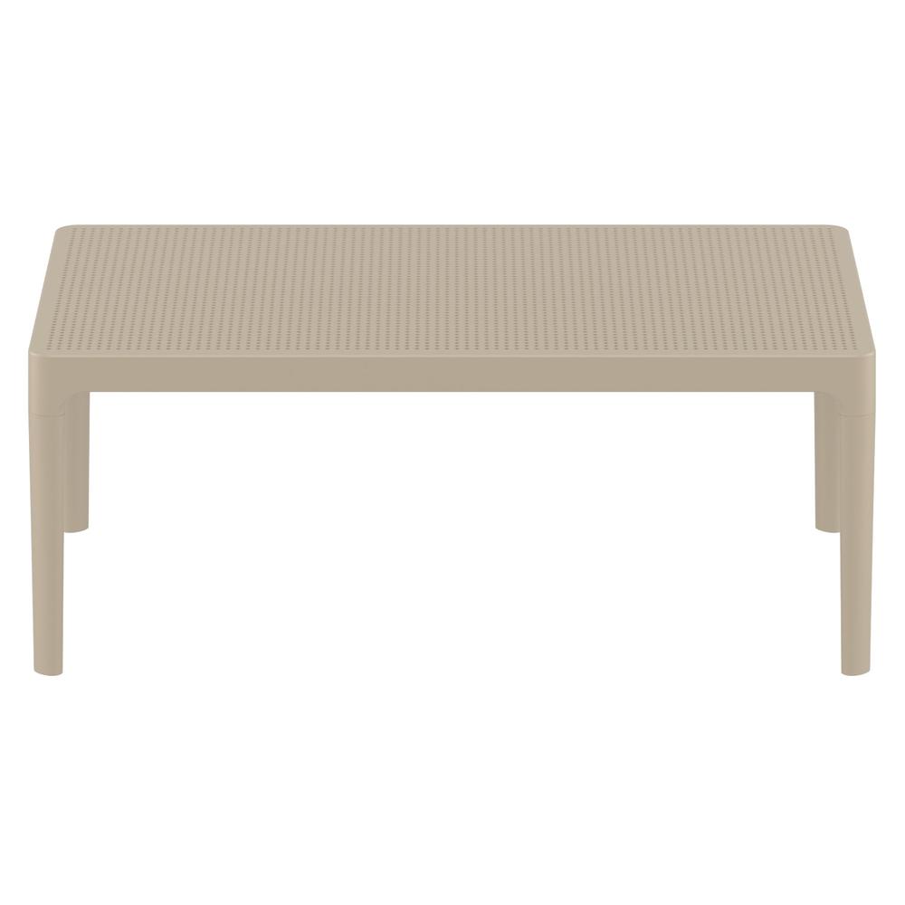 Sky Lounge Table 39 inch Taupe. Picture 2
