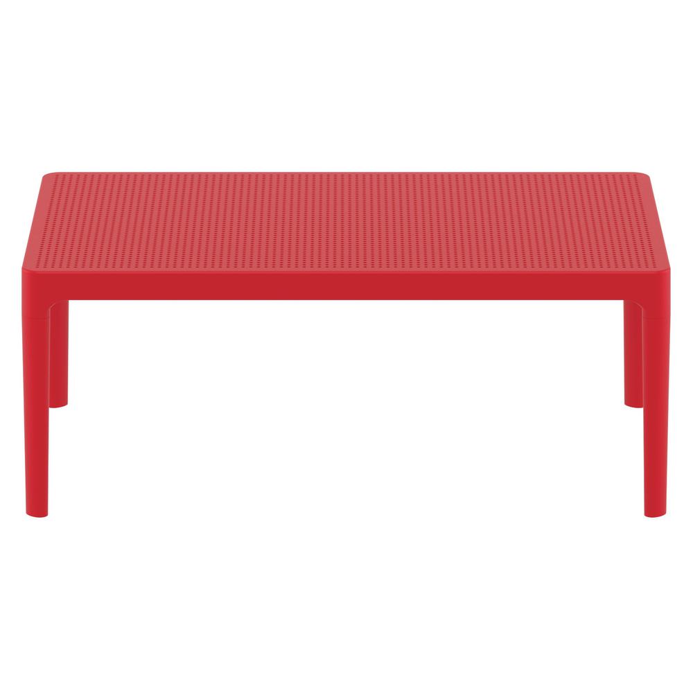 Sky Lounge Table 39 inch Red. Picture 2