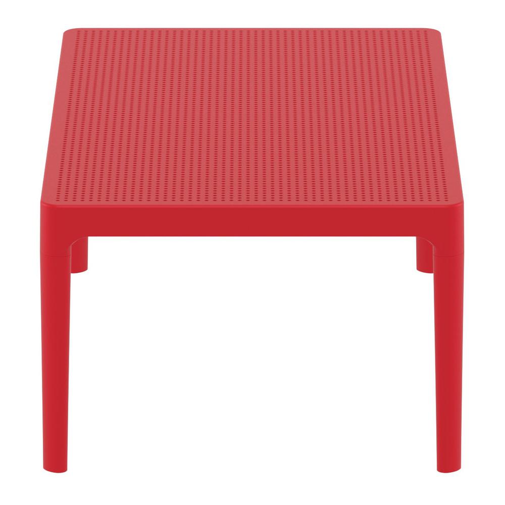 Sky Lounge Table 39 inch Red. Picture 3