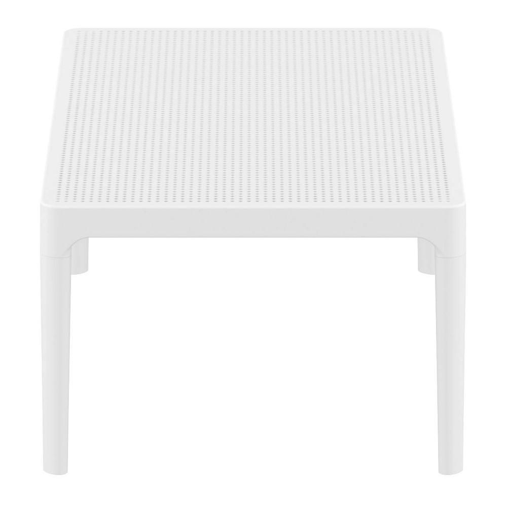Sky Lounge Table 39 inch White. Picture 3