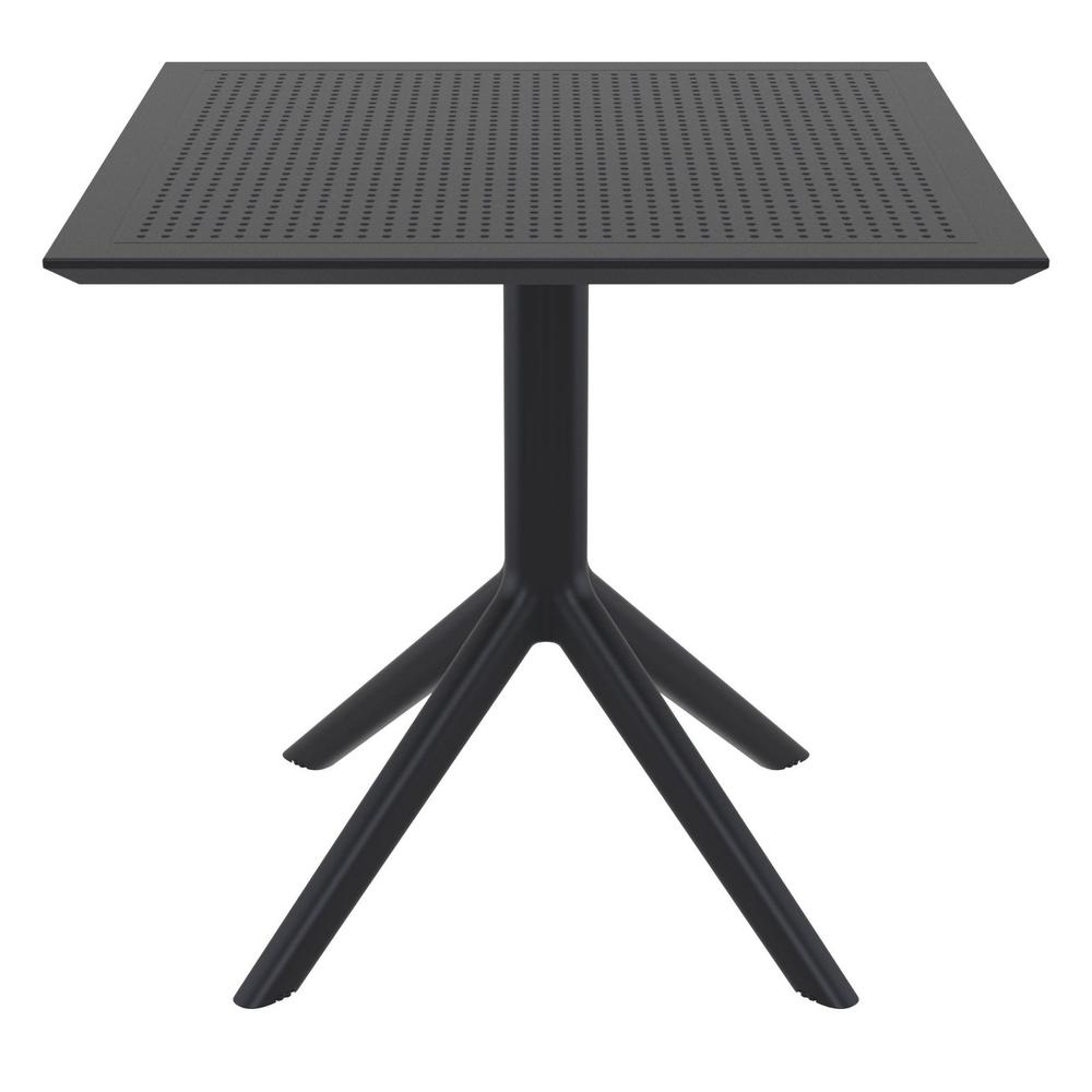 Sky Square Table 31 inch Black. Picture 2