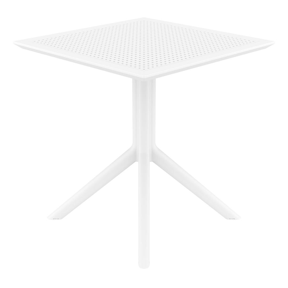 Sky Square Table 27 inch White. Picture 3