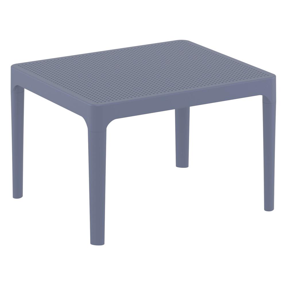 Sky Side Table 24 inch Dark Gray. Picture 1