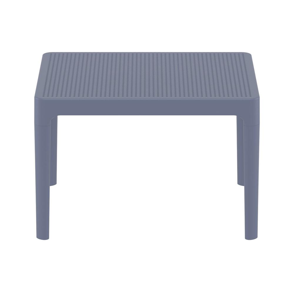 Sky Side Table 24 inch Dark Gray. Picture 2