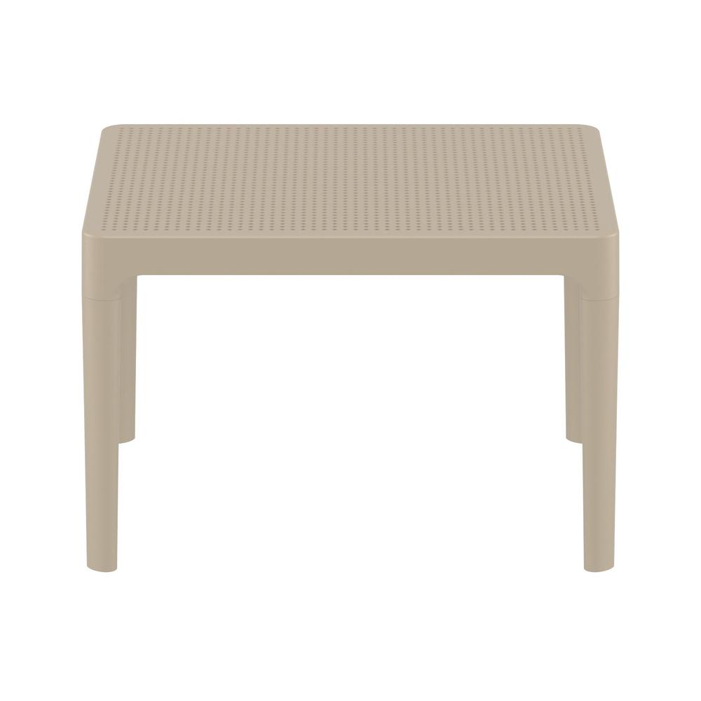 Sky Side Table 24 inch Taupe. Picture 2