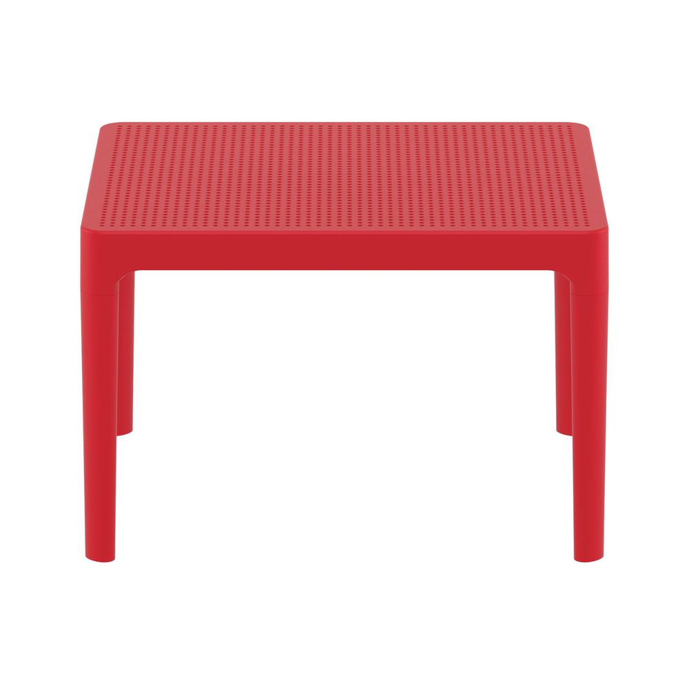 Sky Side Table 24 inch Red. Picture 2