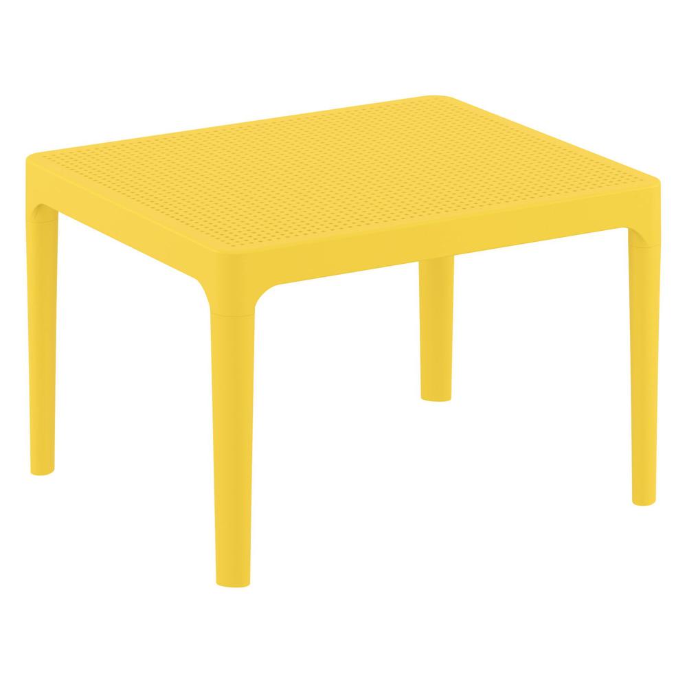 Sky Side Table 24 inch Yellow. Picture 1
