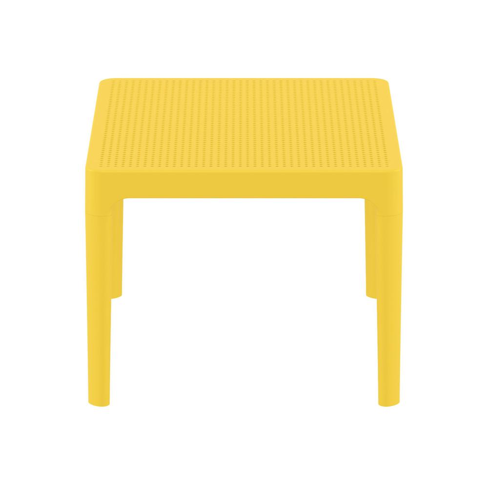 Sky Side Table 24 inch Yellow. Picture 3
