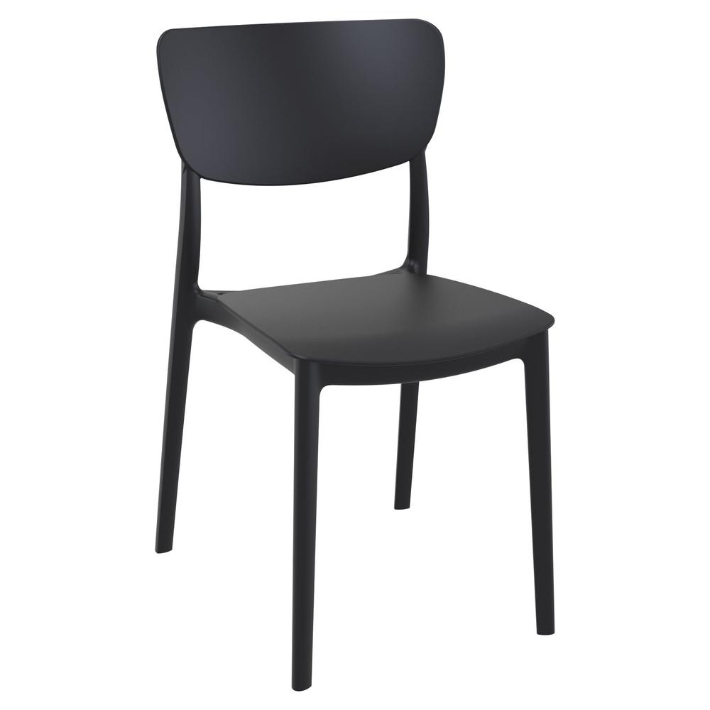 Monna Outdoor Dining Chair Black, Set of 2. Picture 1
