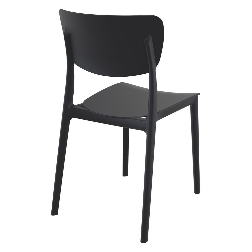 Monna Outdoor Dining Chair Black, Set of 2. Picture 3