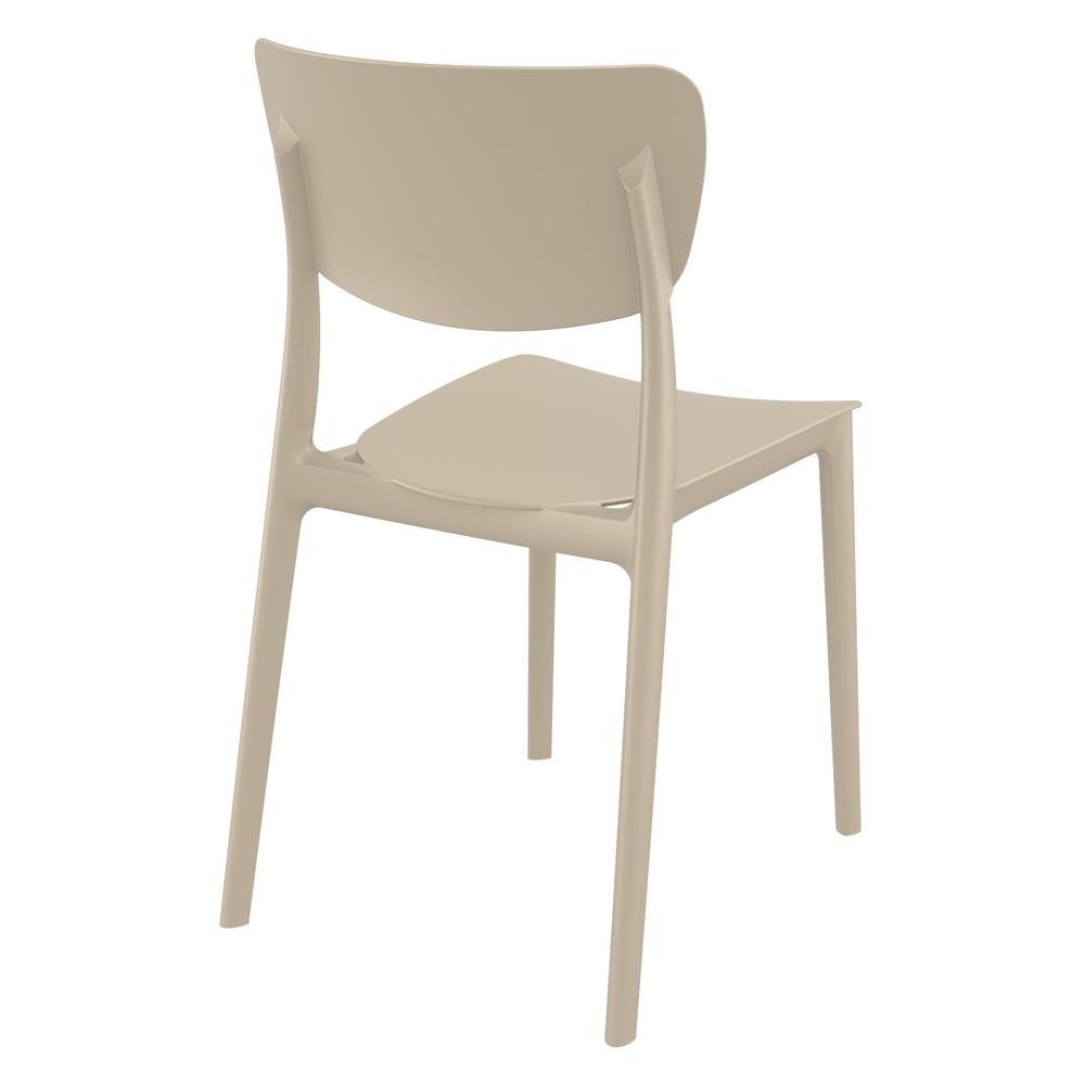 Monna Outdoor Dining Chair Taupe, Set of 2. Picture 2