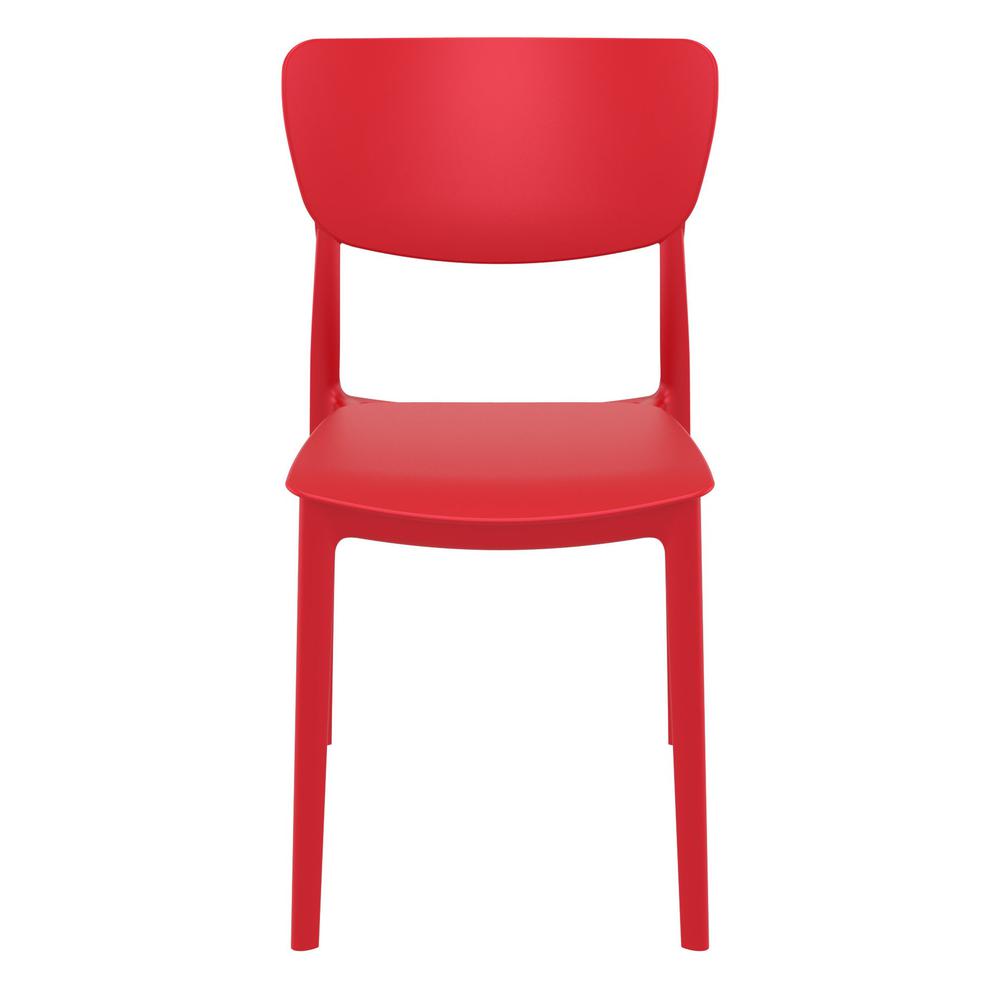 Monna Outdoor Dining Chair Red, set of 2. Picture 3