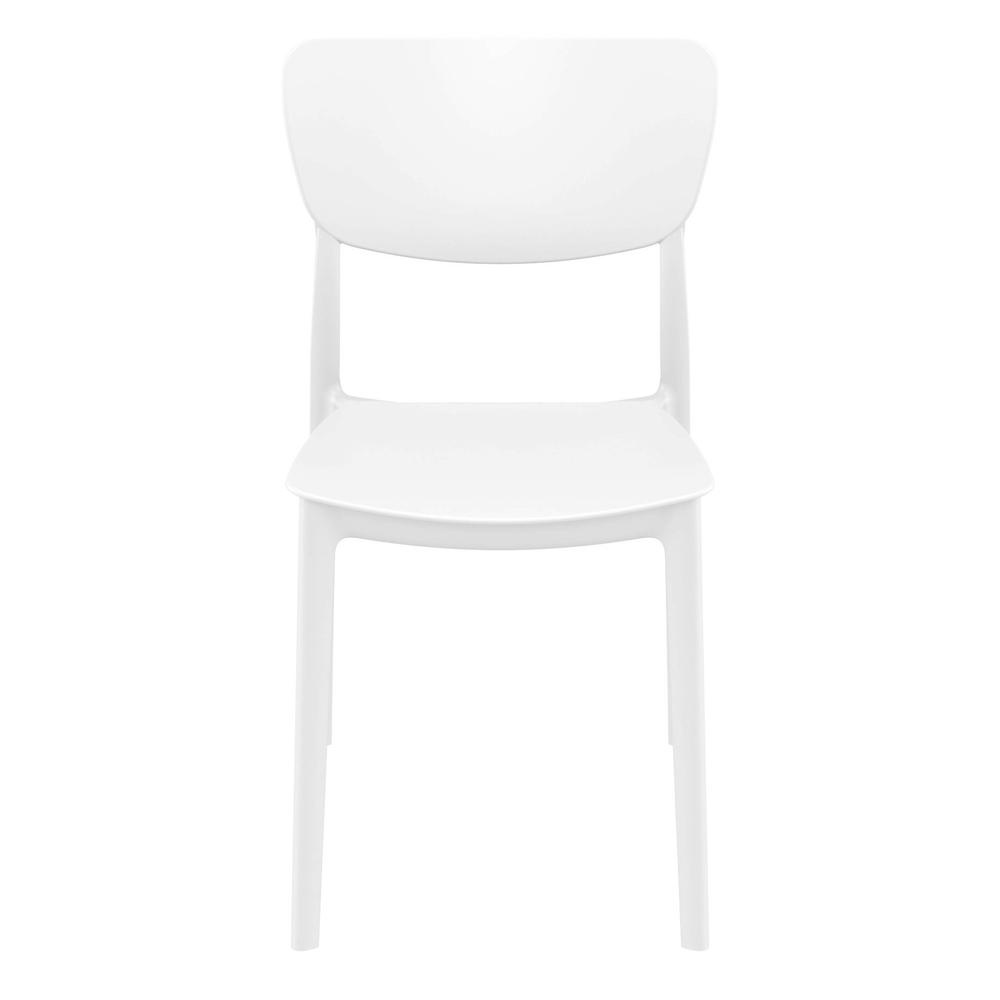 Monna Outdoor Dining Chair White, set of 2. Picture 3