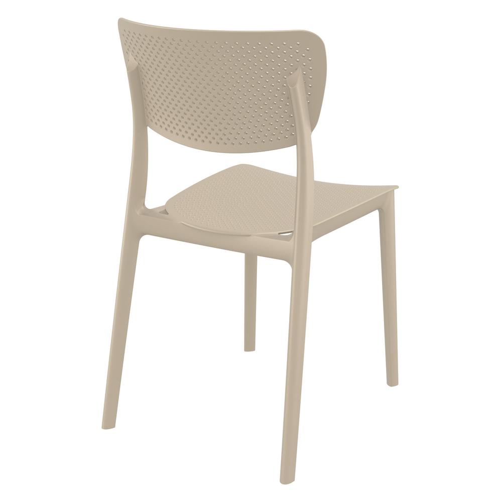 Lucy Outdoor Dining Chair Taupe, Set of 2. Picture 2