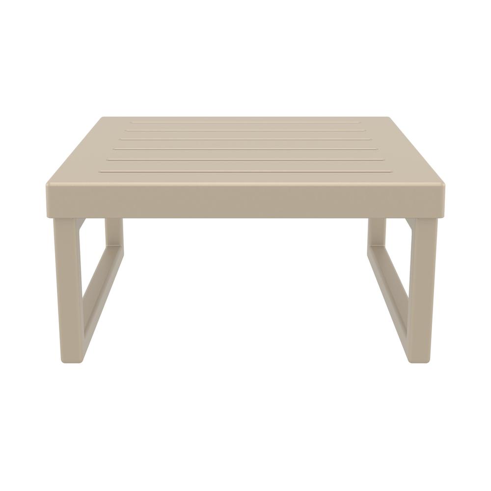 Mykonos Square Coffee Table Taupe. Picture 3