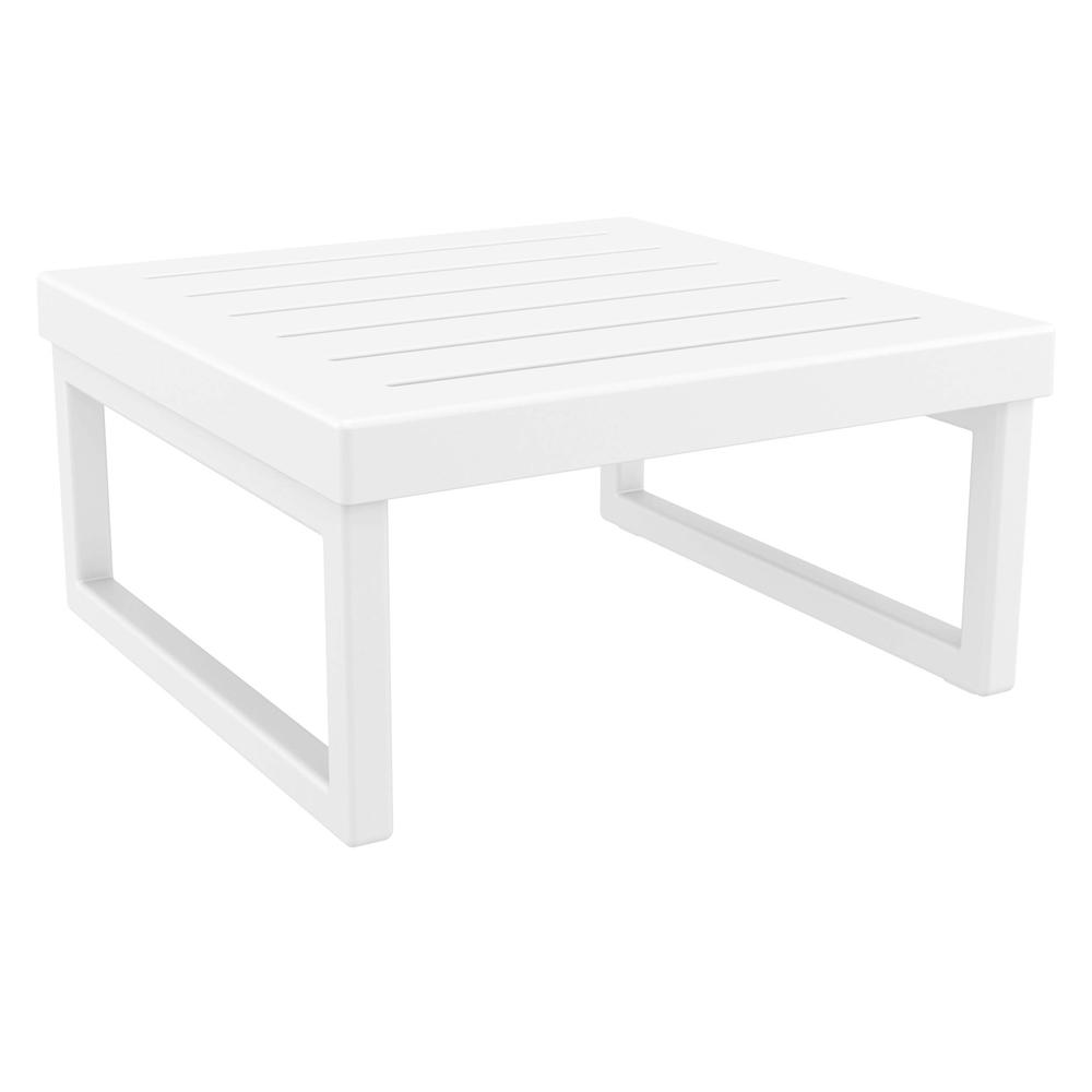 Mykonos Square Coffee Table White. Picture 1