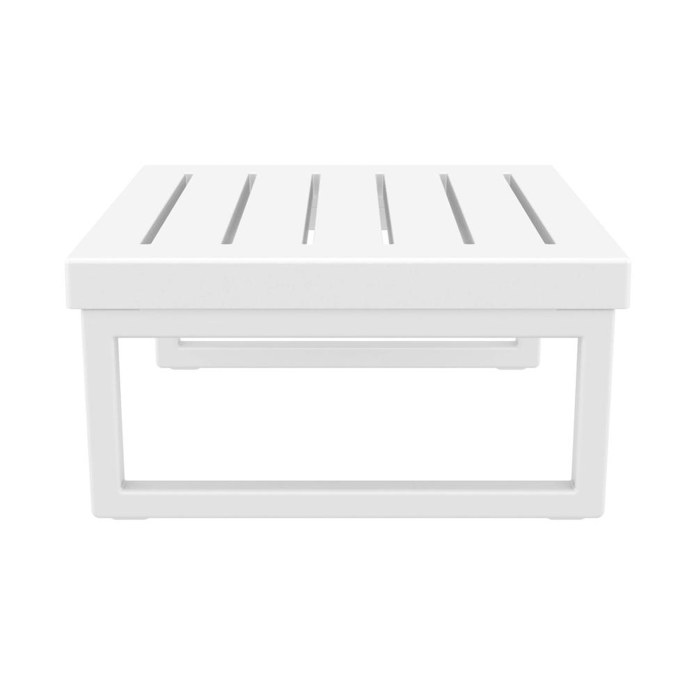 Mykonos Square Coffee Table White. Picture 4