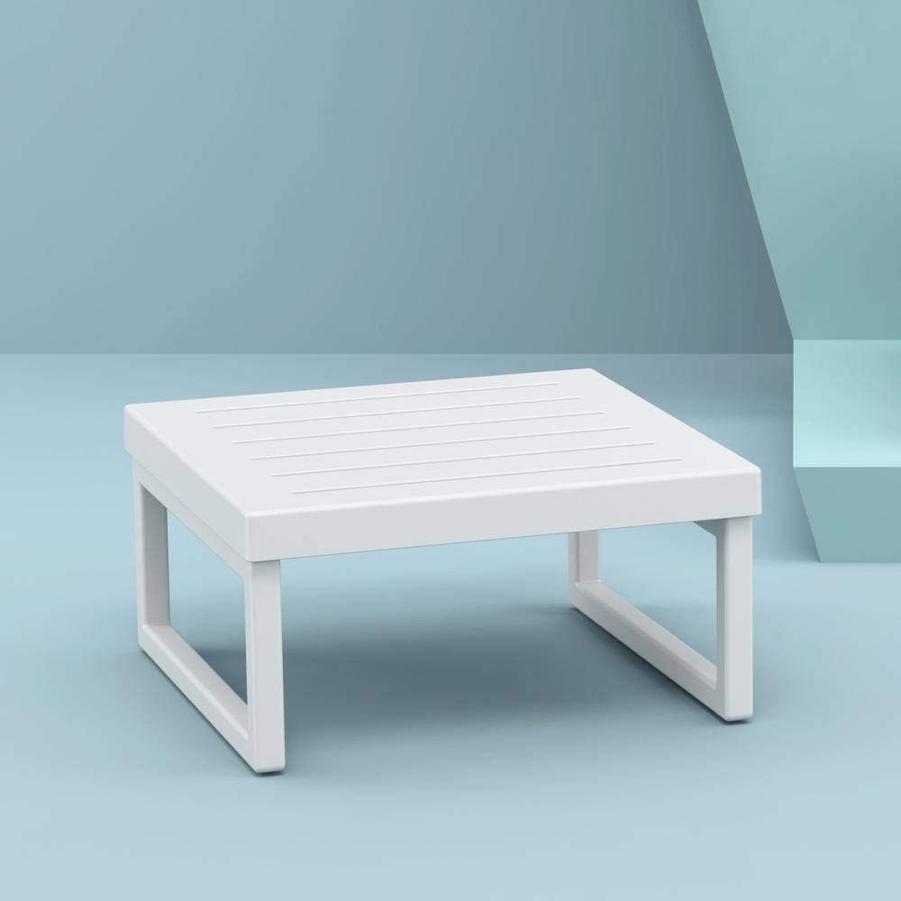 Mykonos Square Coffee Table White. Picture 5