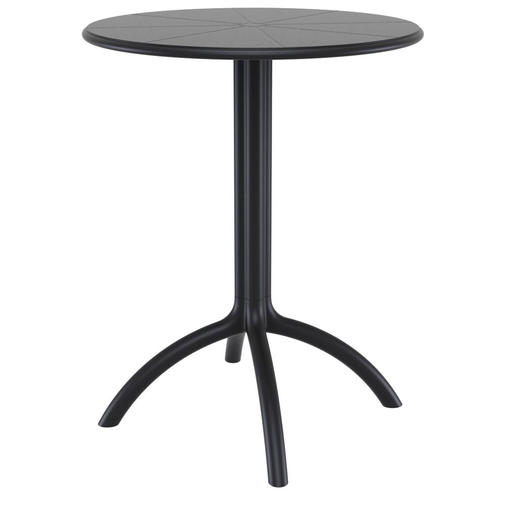 Octopus Round Bistro Table Black. Picture 1