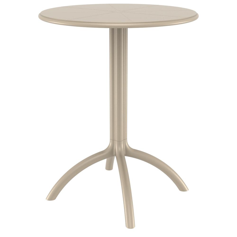 Octopus Round Bistro Table Taupe. Picture 1