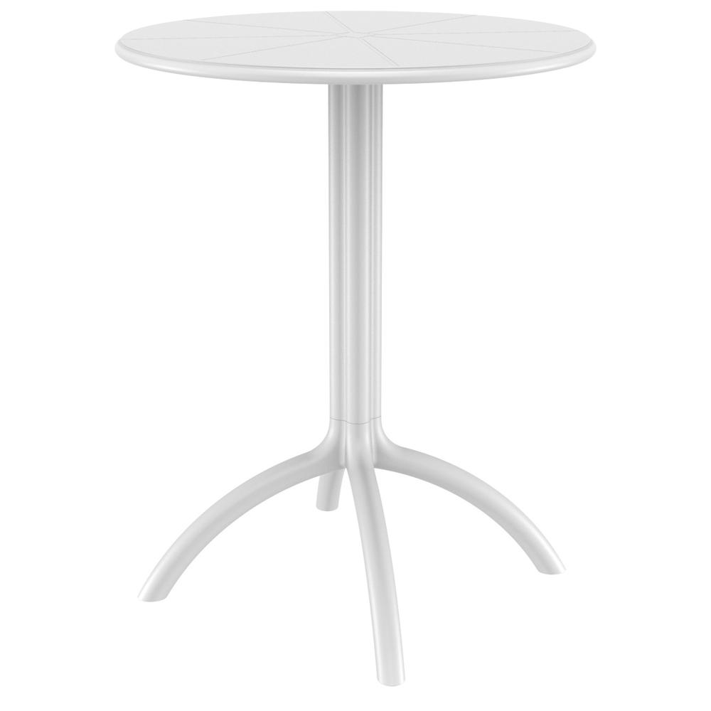 Octopus Round Bistro Table White. Picture 1