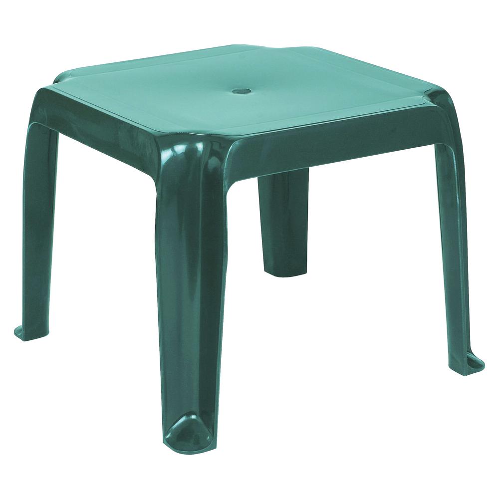 Resin Square Side Table, Set of 2, Green, Belen Kox. Picture 1