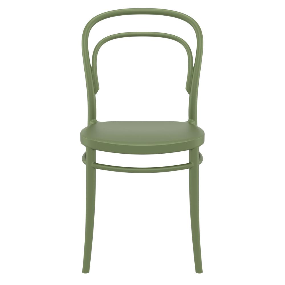Marie Resin Outdoor Chair Olive Green, Set of 2. Picture 3