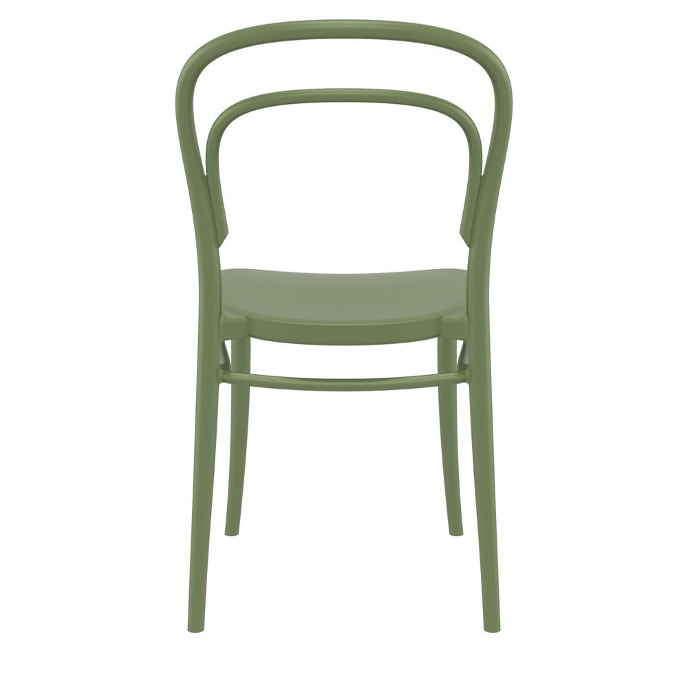 Marie Resin Outdoor Chair Olive Green, Set of 2. Picture 5