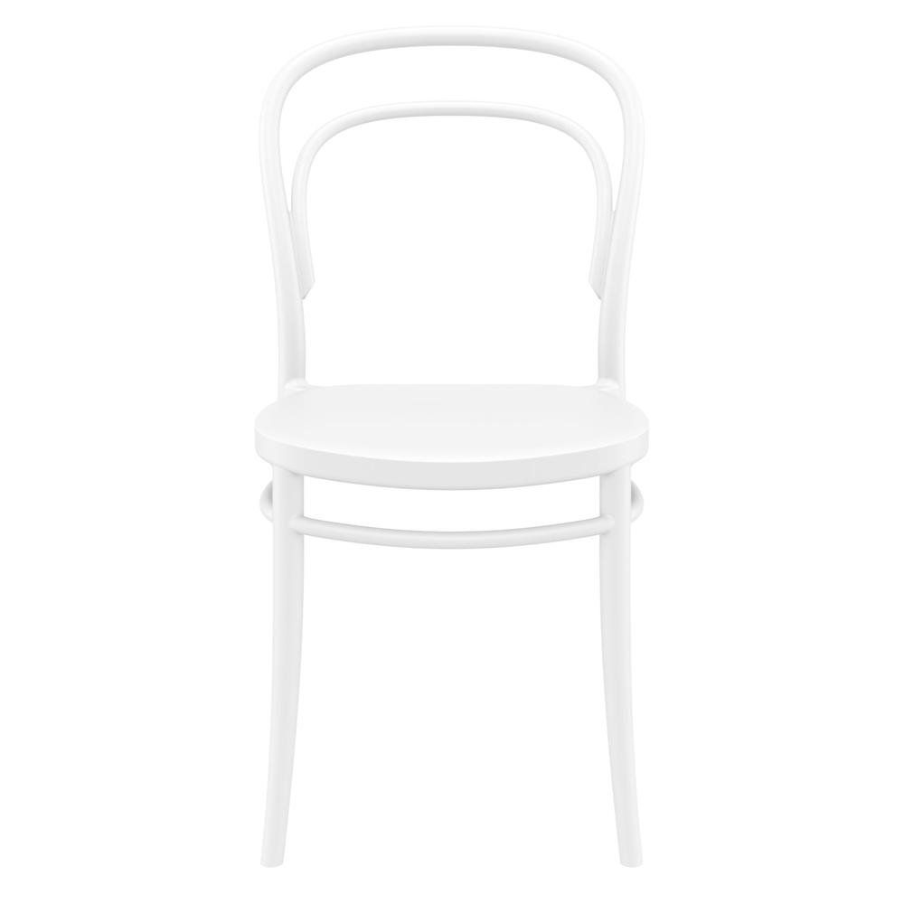 Marie Resin Outdoor Chair White (1 unit). Picture 3